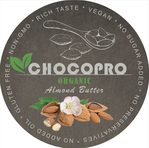 (600 g) Organic Almond & Cashew Butters ( Gluten free, dairy free, hunger suppressant, keto, vegan, no oils added) - Chocopro Superfoods