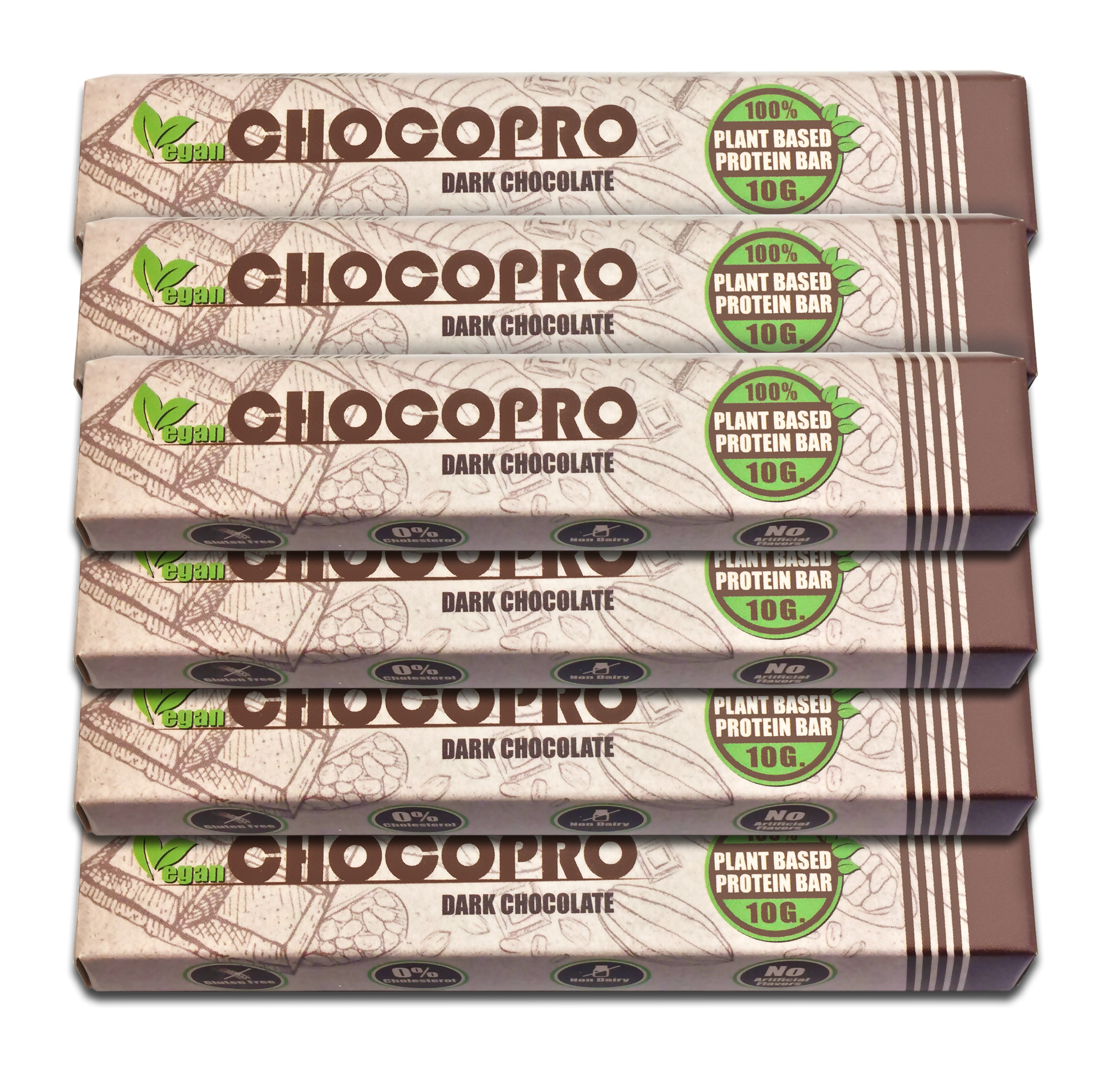 vegan, non dairy and cholesterol free choco bars loaded with nuts and seeds proteins